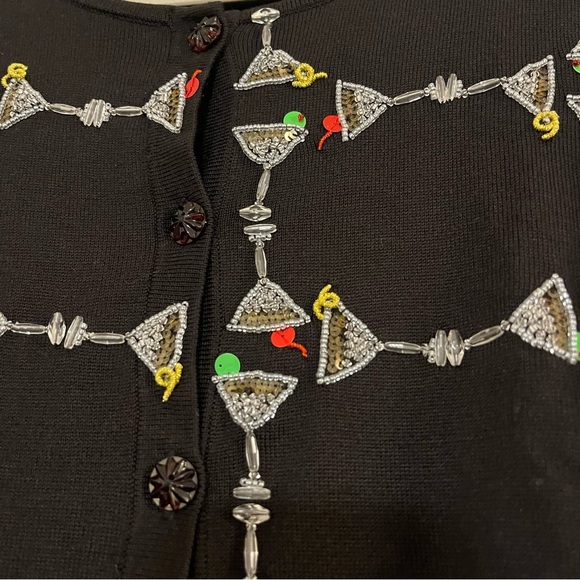 Michael Simon Martini Glass Silk Sweater RARE - Picture 2 of 7